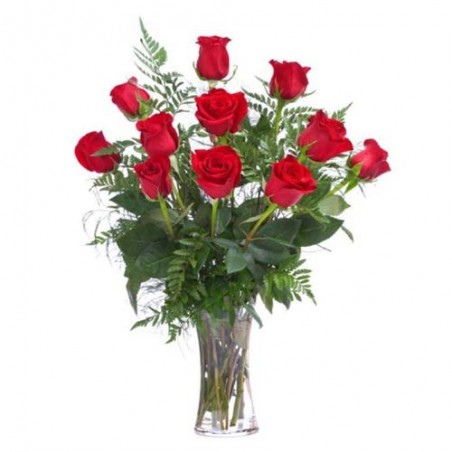 Loving Twelve Red Roses for Valentine