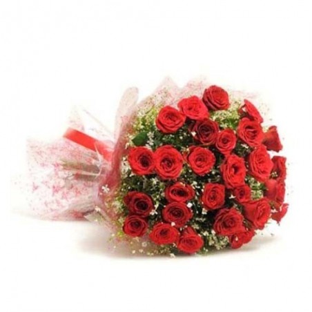 Bouquet of 40 Romantic Red Roses