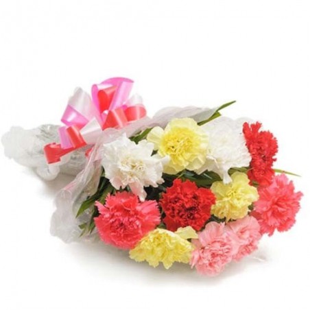 Bouquet of Fifteen Mix Flowers For Valentine