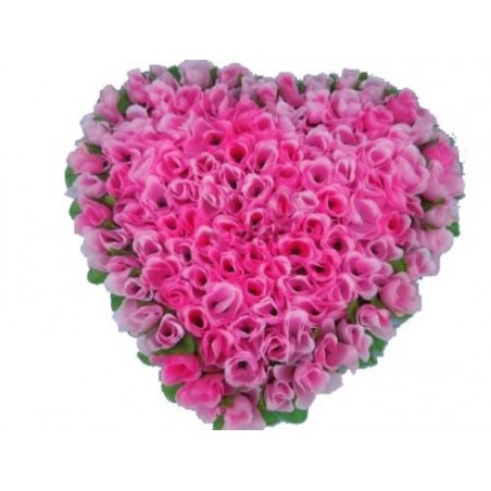 121 Roses Heart Shape Arrangement