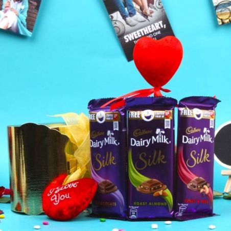 Love Treat of Dairy Milk Silk Chocolates