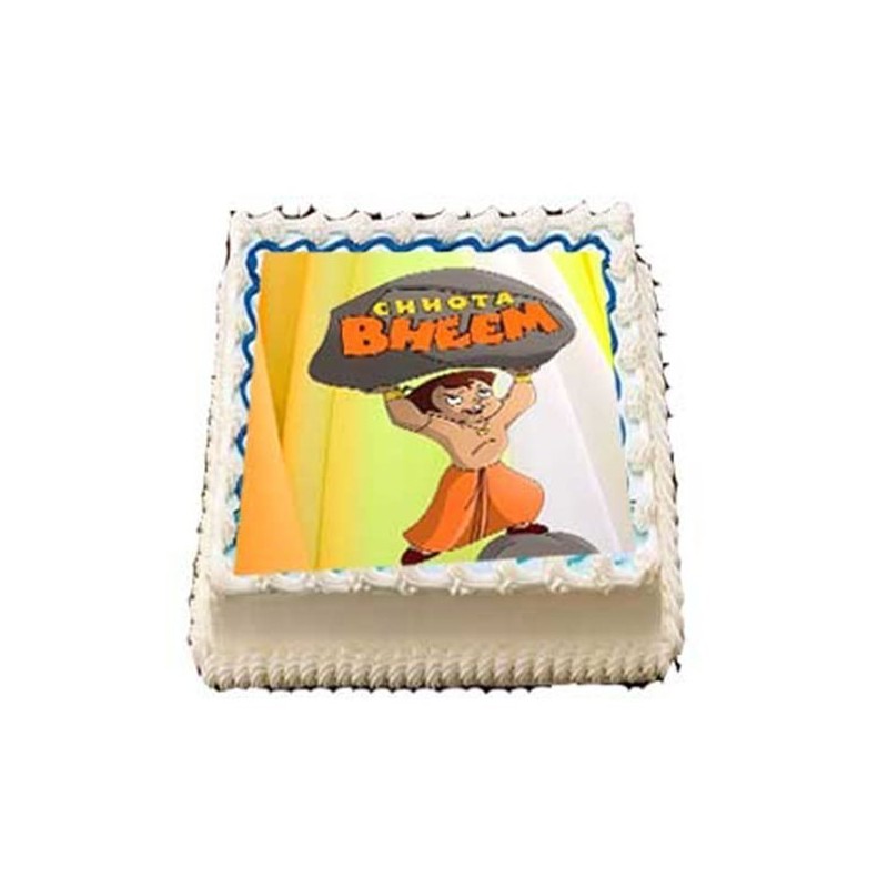 Mouth Watering Chota Bheem Shaped Cake for Kids to Amritsar, India