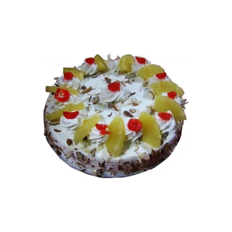 Pineapple Eggless Cake (Sugar & Spices)