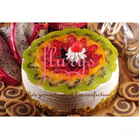 Fruit Eggless Cake  - 2 Pound (Flurys)