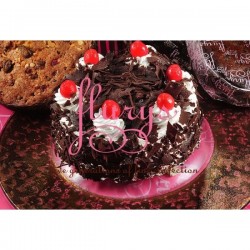 Black Forest Eggless Cake  - 2 Bound (Flurys)