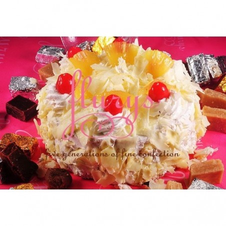 Pineapple Eggless Cake  - 2 Pound (Flurys)