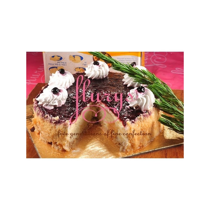 Blueberry Cheese Eggless Cake  - 2 Bound (Flurys)