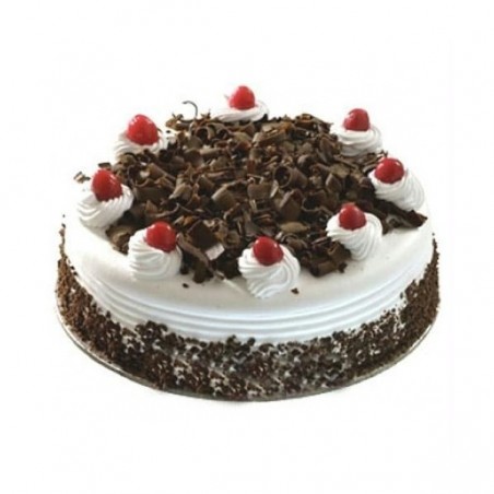 Black Forest Eggless Cake  - 2 Pound  (Globe Bakers)