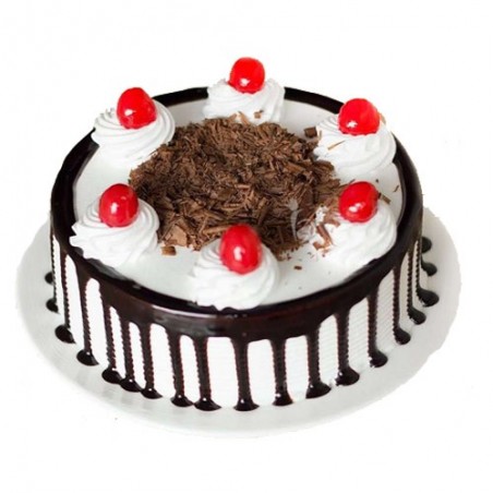 Black forest Eggless cake (Sugar & Spices)
