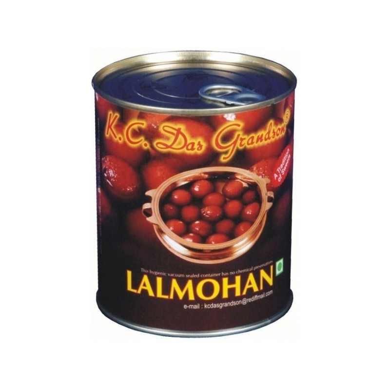 CANNED LALMOHAN/GULABJAMUN - 10pcs(K.C.Das)