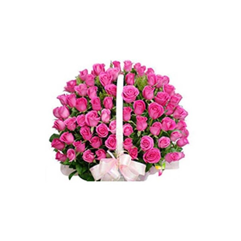 50 Rose Basket