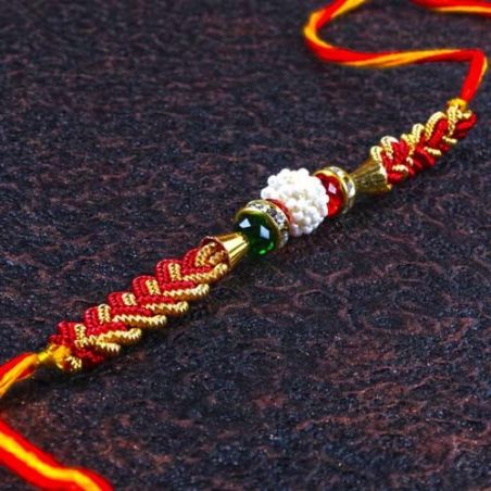 Pearl dial Rakhi