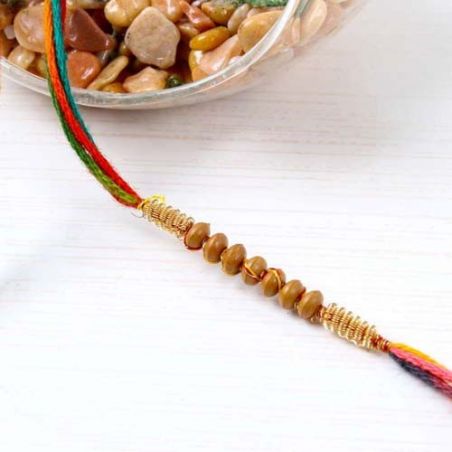 Wooden Beads Rakhi