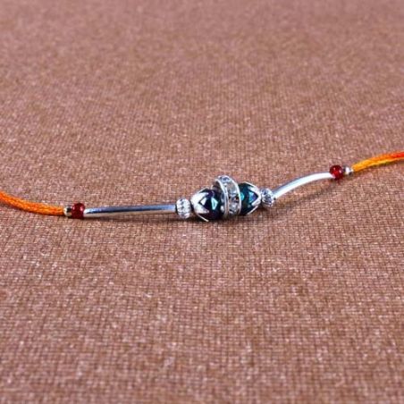 Silver color Rakhi