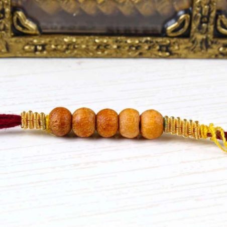 Rakhi with Zardosi work