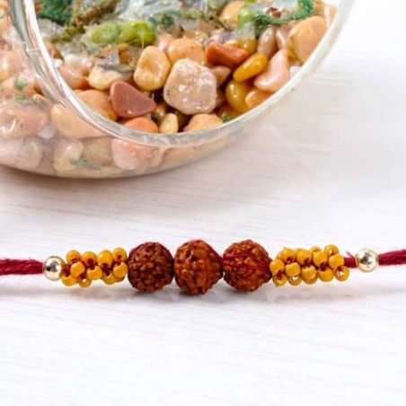 Rudraksha Rakhi for Bother