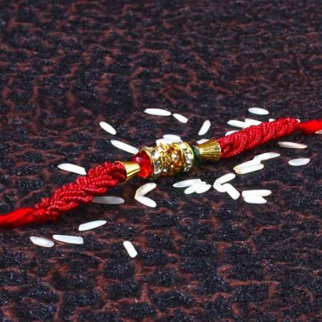 Zardosi Motif Rakhi