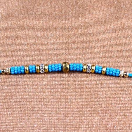 Colorful Small Beads Rakhi