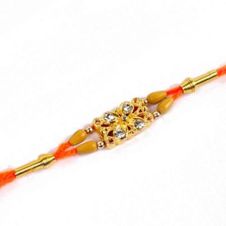 Shiny Diamond Dial Rakhi