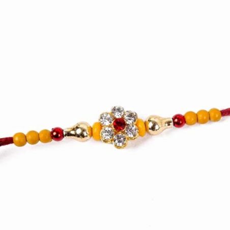 Floral Diamond Designer Rakhi