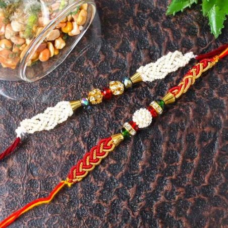 Two Fancy Rakhi Set For Loving Brother