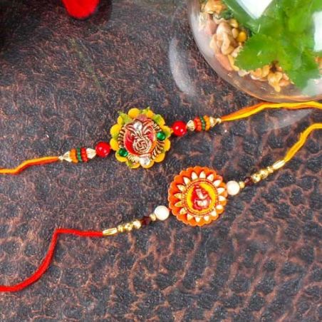 Set of two Shubh Rakhis