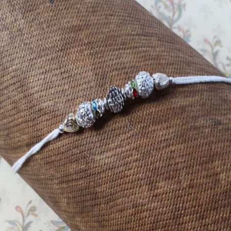 Silver Designer Rakhi