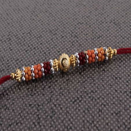 Colorful Designer Beads Rakhi