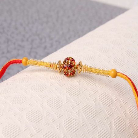 Simple Diamond Studded Rakhi