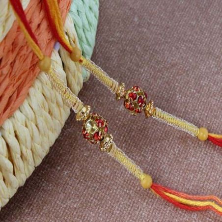 Duet Simple Diamond Studded Rakhi