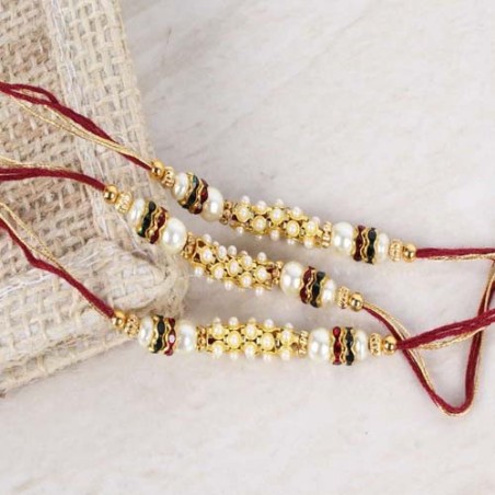 Royal Rakhi Set of Three for Brothers