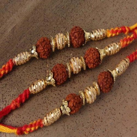 Impressive Triple Rakhi Set For Brothers