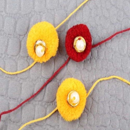 Trio Fancy and Unique Gonda Rakhi