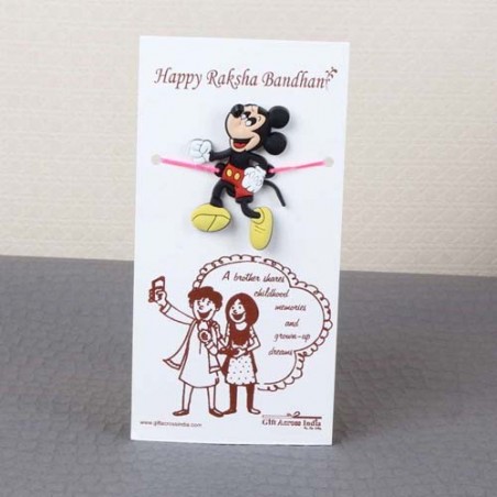 Mickey Mouse Running Rakhi for Kids