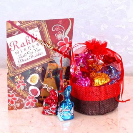 Rakhi with Yummy Chocolates