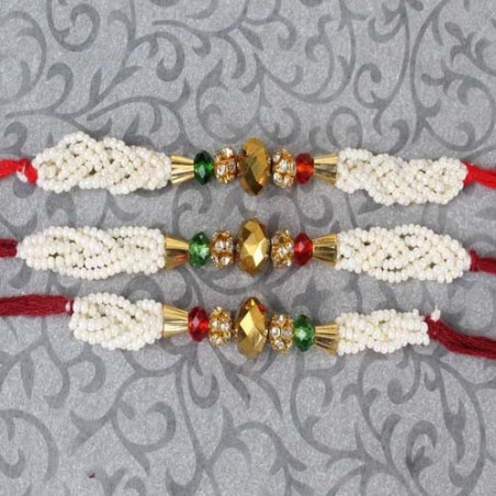 Set of Three Moti Rakhi