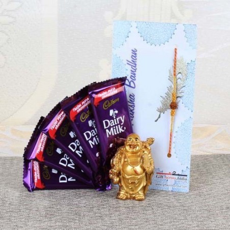 Cadbury Dairy Milk Chocolate Bars with Rakhi