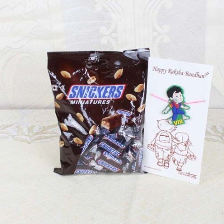 Snickers Miniatures Chocolate Pack with Vir Rakhis