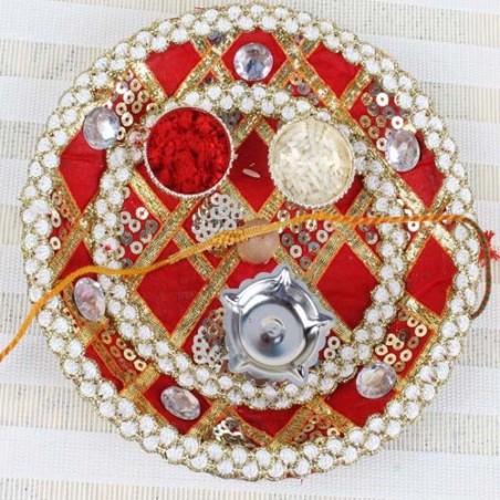 Traditional Rakhi Puja Thali