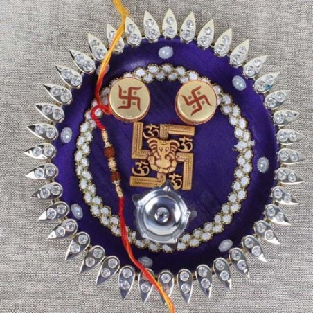 Swastika Rakhi Puja Thali