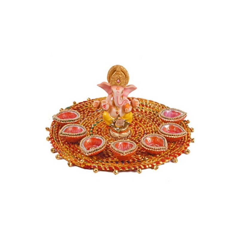 Ganesha Diya Set