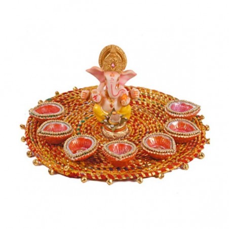 Ganesha Diya Set