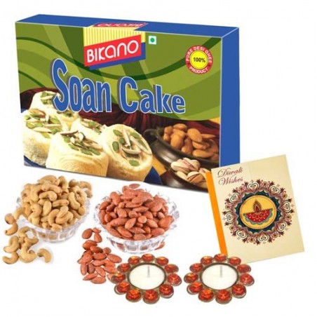 Bikano Soan Cake and Dryfruits-Diwali gifts