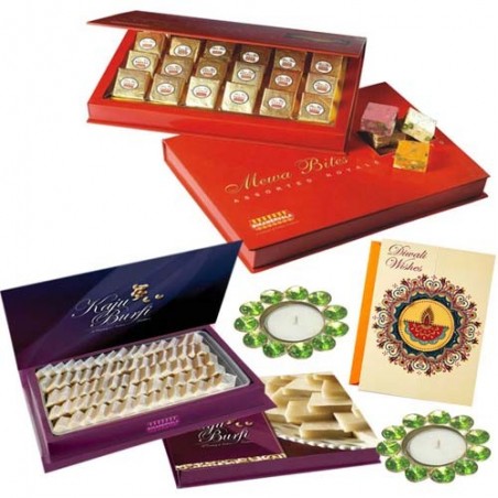 Bikano Assorted chikki and Kaju katli -Diwali gifts