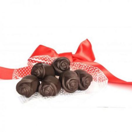 chocolate roses-pack of 6