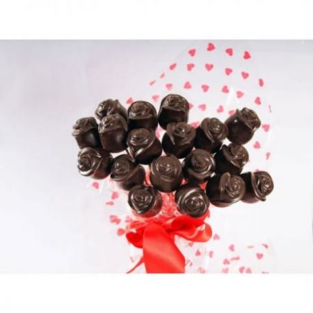 chocolate roses-pck of 18