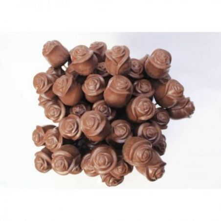 milk chocolate roses-pack of 50