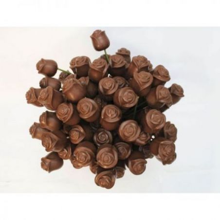 milk chocolate roses-pack of 100