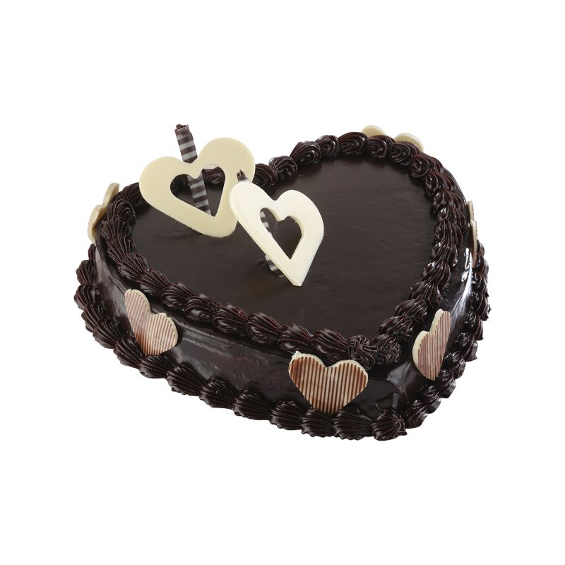 Heart Shape Chocolate Cake - 1.5 kg