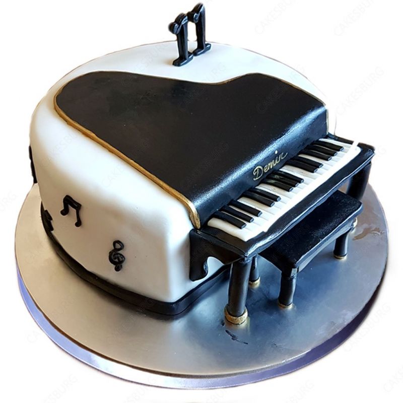 Piano Cake - 3 kg (fountain cream) | OrderYourChoice